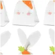 torebki na slodycze kroliczki z etykietami partydeco 6 szt