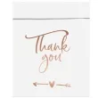 torebki na slodycze thank you rozowe zloto partydeco 6 szt