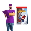 torebki papierowe spiderman crime fighter procos 22x13 cm 4 szt