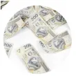 tuba strzelajaca banknoty 200 pln papier partydeco 80 cm
