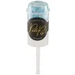 tuba strzelajaca konfetti kolka push pop blekitny partydeco 18 cm