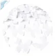 tuba strzelajaca konfetti motylki bialy partydeco 40 cm