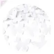 tuba strzelajaca konfetti motylki bialy partydeco 60 cm