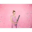 tuba strzelajaca konfetti paski srebrny partydeco 60 cm