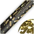 tuba strzelajaca konfetti paski zlote partydeco 40 cm