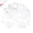 tuba strzelajaca konfetti serca bialy partydeco 28 cm