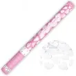 tuba strzelajaca konfetti serca bialy partydeco 60 cm