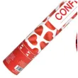tuba strzelajaca konfetti serca czerwone partypal 60 cm