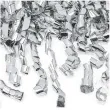 tuba strzelajaca konfetti serpentyny srebrny partydeco 80 cm