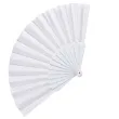 wachlarz white pearl materialowy widmann