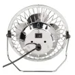 wiatrak wentylator retro usb ootb srebrny 15 cm