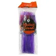 widelce fioletowe transparentne 15 cm 10 szt