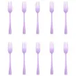 widelce plastikowe classic fioletowe partypal 10 szt