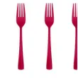 widelce plastikowe classic fuksja partypal 10 szt