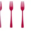 widelce plastikowe classic fuksja partypal 10 szt