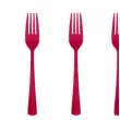 widelce plastikowe classic fuksja partypal 10 szt