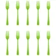 widelce plastikowe classic limonkowe partypal 10 szt