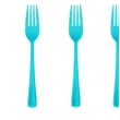 widelce plastikowe classic niebieskie partypal 10 szt