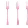 widelce plastikowe classic rozowe partypal 10 szt