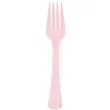 widelce plastikowe classic rozowe partypal 14 cm 20 szt