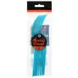 widelce plastikowe turkusowe 16 5 cm 8 szt