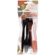 widelce plastikowe wielorazowe arpex czarny 18 cm 8 szt