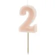wieczka na tort cyfra 2 brudny r partydeco 10 cm