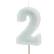 wieczka na tort cyfra 2 mi towy jasny partydeco 10 cm