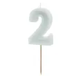 wieczka na tort cyfra 2 mi towy jasny partydeco 10 cm