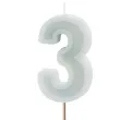 wieczka na tort cyfra 3 mi towy jasny partydeco 10 cm