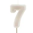 wieczka na tort cyfra 7 be owy partydeco 10 cm