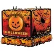 wiszacy szescian halloween 24 cm