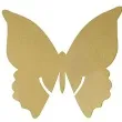 wizytowka na kieliszek butterfly zlota 10 szt