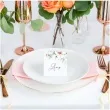 wizytowka na stol kwiaty partydeco 25 szt
