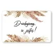 wizytowka z klamerka boho podziekowanie 10 szt