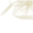 woreczki z organzy sciagane okragle kremowe partydeco 25 cm 10 szt