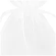 woreczki z organzy sciagane proste bialy partypal 7 x 9 cm 10 szt