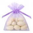 woreczki z organzy sciagane proste liliowe partydeco 10 cm 20 szt