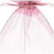 woreczki z organzy sciagane proste rozowe partydeco 10 cm 10 szt