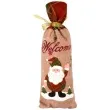 worek mikolaja swiety mikolaj welcome bezowy partypal 33 5x12 5 cm