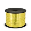 wstazka do balonow do prezentow na urodziny sylwestra wesele slub metalic zlota 0 5 cm x 25 m