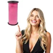 wstazka do balonow holograficzna rozowa jasna godan 5 mm 92 m