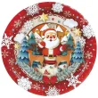 xx 6 santa plates 23 cm