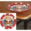 xx 6 santa plates 23 cm