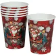 xx bag 6 christmas glasses 240 ml 9 cm