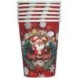 xx bag 6 christmas glasses 240 ml 9 cm