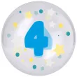 xx balon 45 cm cyfra 4 niebieski