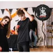 xx balon czarny halloween szkielet i dynia