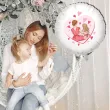 xx balon fol bialy mama w serduszkach