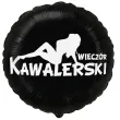 xx balon fol czarny wieczor kawalerski